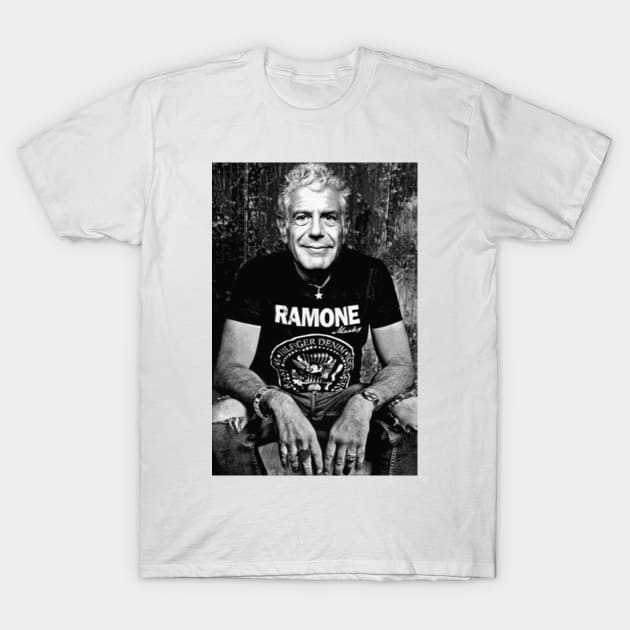 Anthony Bourdain T-Shirt by Ronicup